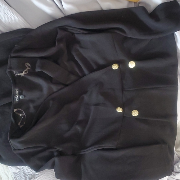 Derek Heart Black Jumpsuit - Picture 2 of 2